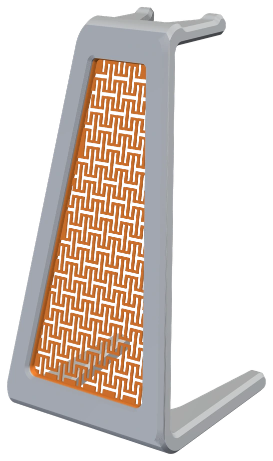 Suporte visto por trás